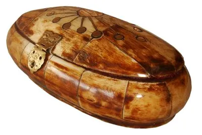 Produktbild von Schatulle aus Bone, oval, groß
