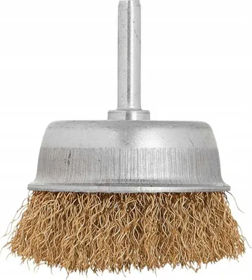 Image de Brosse avant en fil de laiton 60 mm avec tige
