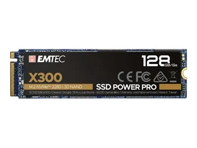 Immagine prodotto di Emtec SSD M.2 NVMe PCIe 3.0 X300 128GB Intern retail