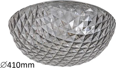 Productafbeelding van Rabalux 6967 Plafondlamp Jillian, 24W, 3000K, 2400lm, grijs, rond, warmwit, diameter 410mm