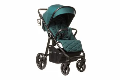 Obrázok produktu pre 4Baby Premium Xplode Lite Teal Green kočík, zelený, vhodný od 6 mesiacov do 4 rokov, vybavený všetkým komfortom