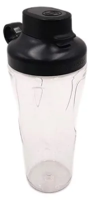 Obrázok produktu pre Bosch MMZBTK1B, Fľaša pre mixér, Čierna, Priehľadná, VitaPower Serie 4, Serie 2 & OptiMUM Serie 8., 367 g, 110 mm, 124 mm