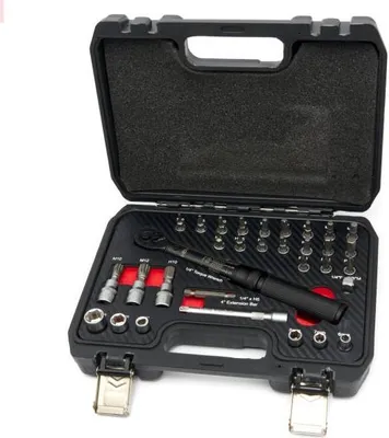 Produktbild von HBM 32-teiliger Drehmomentschlüsselsatz, 32-teilig, 1/4 Zoll, 2 - 20 Nm