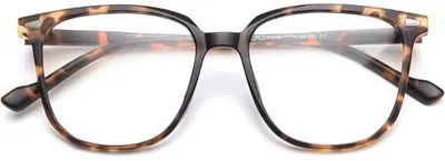 Image de Lunettes pour ordinateur avec filtre anti-lumière bleue - Unie - Transparentes - Étui à lunettes - Protection contre la fatigue oculaire - Pour l'ordinateur et la télévision
