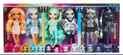 Obrázek produktu pro Dárková sada panenek Rainbow High Shadow High Fashion, sada 6 kusů.
