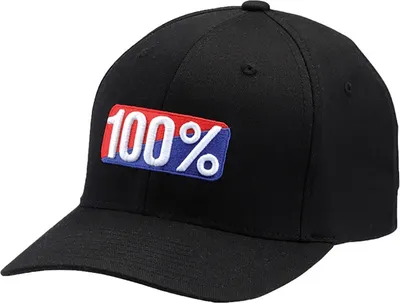Produktbild von 100% Classic X-Fit flexfit hatblack L/XL