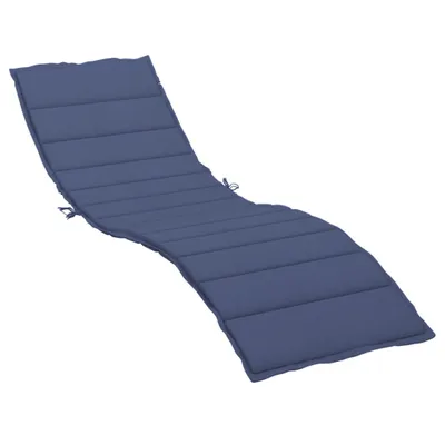 Image de Coussin de chaise longue bleu marine tissu oxford