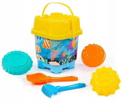 Produktbild von Polesie Sandspielzeug Set Burgenbauen für Strand und Sandkasten