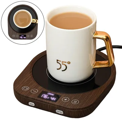 Produktbild von Kaffeetassenwärmer,Elektrischer Tassenwärmer mit Kerzenschmelzfunktion,automatischer Ein-/Ausschaltfunktion, 9 Temperaturstufen, für Zuhause und Büro