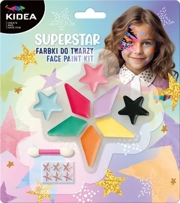 Zdjęcie produktu dla Farbki do twarzy Superstar Kidea