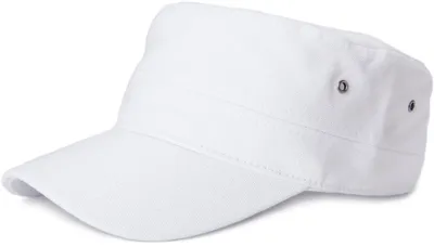 Produktbild von styleBREAKER Uni Military Cap aus Baumwoll-Canvas | Army Cap mit gebogenem Schirm | verstellbare Schirmmütze für Damen und Herren