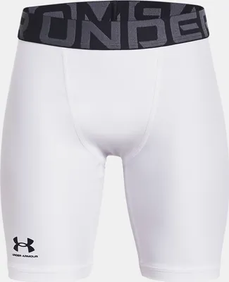 Zdjęcie produktu dla UNDER ARMOUR HeatGear Armour Shorts Jungen 100 - biały/czarny M (128-135 cm)