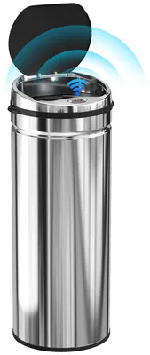 Produktbild von HOMCOM Sensor Mülleimer 50L, Elektrisch Automatischer Abfalleimer mit Deckel