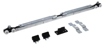 Produktbild von Hafele Slido Classic Laufwagen mit beidseitiger Bremse für Holzflügel 730-846 mm, 40 kg Tragkraft