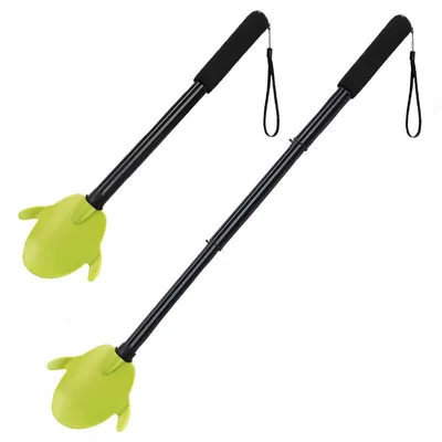 Produktbild von Sockenanziehhilfe Teleskop, Strumpf Ausziehhilfe ohne Bücken, 40–65 cm langer Griff,Sockeneinfädler für Socken, Kompressionsstrümpfe und Strumpfhosen