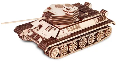 Zdjęcie produktu dla EWA – Ruchomy model 3D czołgu T-34-85. Mechaniczna układanka