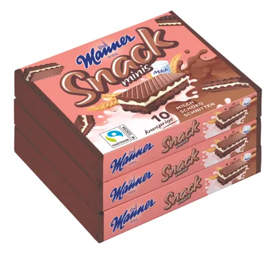 Produktbild von Snack Minis Schoko 375g von Manner