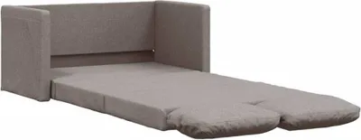 Produktbild von Bodensofa mit Schlaffunktion Taupe 112x174x55 cm Stoff
