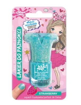 Immagine prodotto di Smalto per unghie rimovibile all'acqua - Turchese, 5 ml: Smalto per unghie turchese impermeabile, facilmente rimovibile