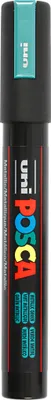 Produktbild von POSCA uni PC-5M, 1 Stück(e), Grün, Rundspitze, Schwarz, Grün, Medium, 1,8 mm