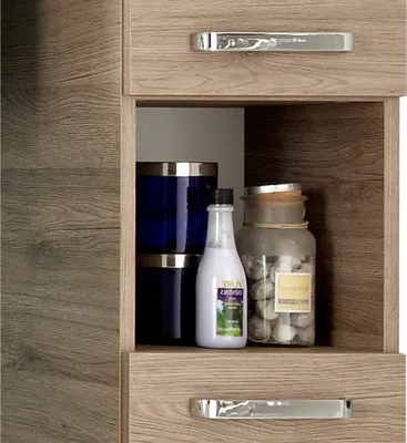 Produktbild von Badezimmer Hochschrank OSTENDE-66 in Sanremo Eiche Terra quer Nb. - B/H/T: 30/195,5/33cm