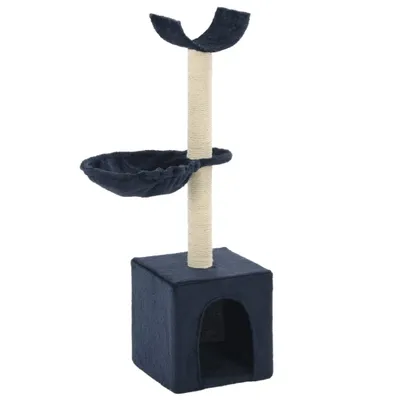 Image de Arbre à chat avec griffoirs en sisal 105 cm Bleu