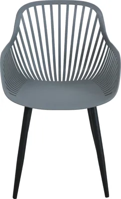 Produktbild von SVITA PHILLY Sitzgruppe Balkonmöbel Set 3 teilig Grau/Schwarz