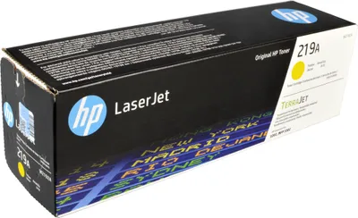 Produktbild von HP 219A Gelb Original LaserJet-Tonerkartusche, 1200 Seiten, 0 Seiten, Gelb, 1 Stück(e)