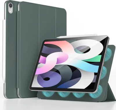 Productafbeelding van imoshion Magnetic Bookcase voor de Apple iPad 11 (2025) 11 inch A16 / iPad 10 (2022) 10.9 inch - Donkergroen