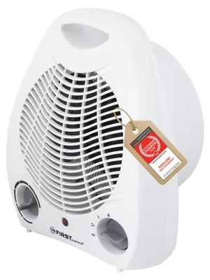 Imagen del producto de Calentador de cerámica compacto - 2 niveles de potencia: 1000 y 2000 vatios - Termostato - Protección contra sobrecalentamiento - Para uso en interiores
