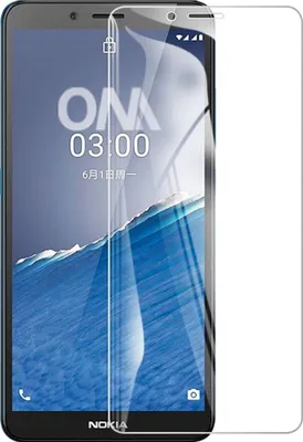 Productafbeelding van Nokia C3, beschermend displayglas, gehard glas, 9H