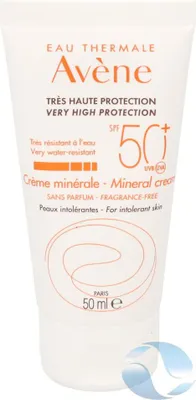 Produktbild von Avene Sun Care Mineral Cream SPF50+