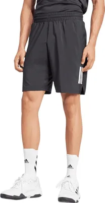 Produktbild von Adidas Club 3 Streifen Shorts, 7 Zoll, Schwarz