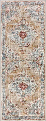 Produktbild von Hanse Home Luxor Kurzflor Teppich Strozzi Beige Blau