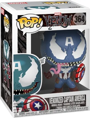 Produktbild von Marvel Venom - Venomized Captain America 364 - Funko Pop! - Vinyl Figur