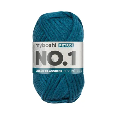 Zdjęcie produktu dla myBoshi Nr.1, Niebieski, Poliakryl/wełna, 55 m, 70% polyacrylic/30% merino, 6 - 7, 50 g