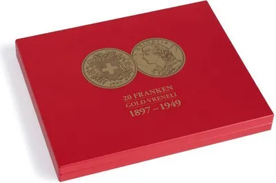 Produktbild von Münzkassette für 28 Vreneli Goldmünzen (20 CHF) in Kapseln