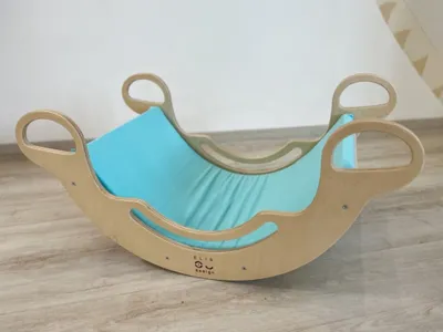 Produktbild von Montessori-Schaukelbezug 5in1 mit Elasthan, Türkis