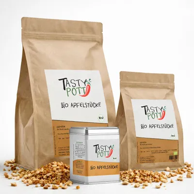 Produktbild von Tasty Pott  feine Apfelstücke ab 30g - 500g