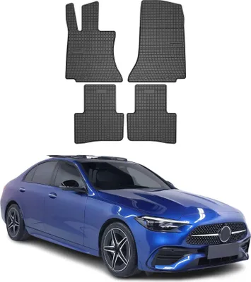 Obrázok produktu pre 2021-2025 Mercedes triedy C W206 Podlahové rohože gumové čierne 4 ks