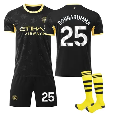 Produktbild von #25 DONNARUMMA Man City away game,26-27 football jersey for Kids and Adults SIZE:26