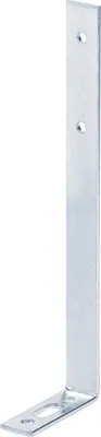 Immagine prodotto di Alberts 847999 Staffa per tende, con foro asolato, zincata, passivata a film spesso, 55 x 180 x 17 mm, set da 20