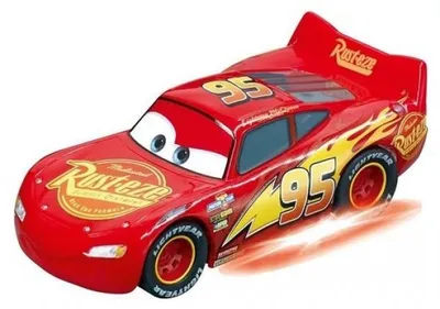 Image de Carrera go - cars lightning mcqueen neon lights - 64150 - voiture circuit disney pixar
