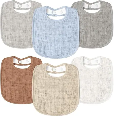 Produktbild von 10er-Pack Baby Bandana Lätzchen für Mädchen und Jungen