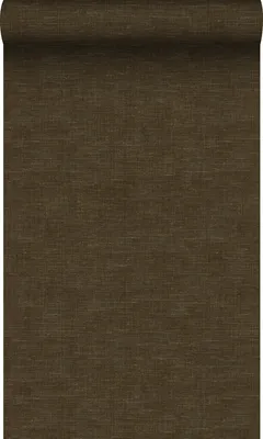 Immagine prodotto di Origin Wallcoverings carta da parati liscia effetto lino marrone 53 cm x 10.05 m