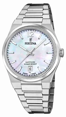 Produktbild von Festina Armbanduhr Rivé Swiss Made Silver