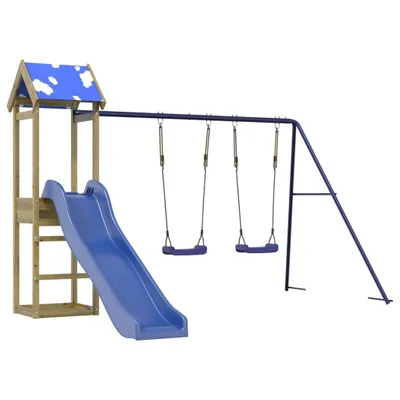 Immagine prodotto di Set da Gioco da Esterno in Legno di Pino Impregnato