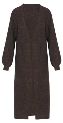 Image de Gilet en tricot pour femmes AODA - marron, taille XS/S