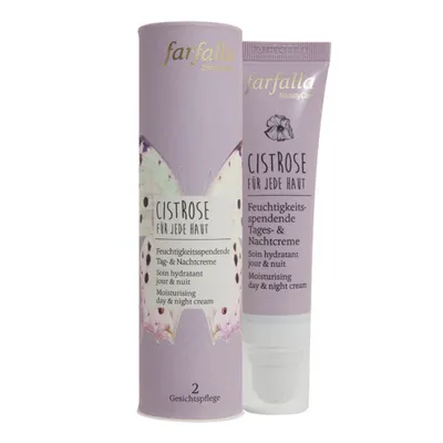 Produktbild von Farfalla Cistrose Bio Tag- & Nachtcreme – Feuchtigkeitspflege, 30ml
