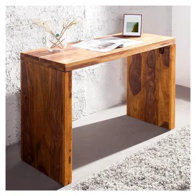 Produktbild von Sekretär und Schreibtisch SATNA aus massivem Sheeshamholz 100 cm x 40 cm
